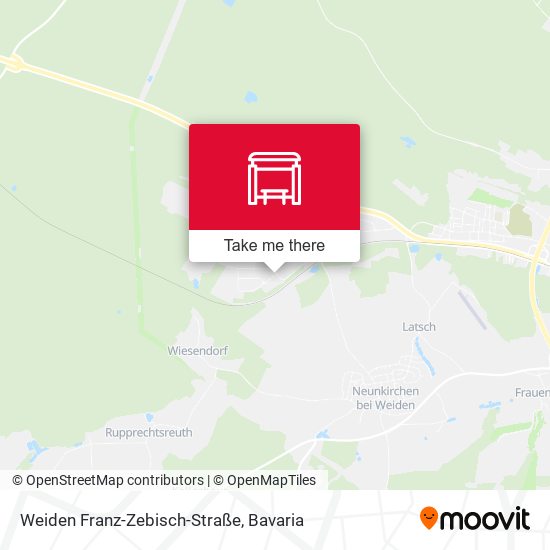 Карта Weiden Franz-Zebisch-Straße