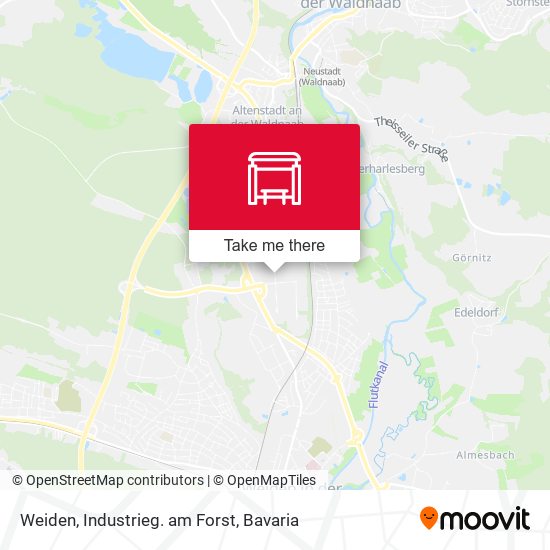 Weiden, Industrieg. am Forst map
