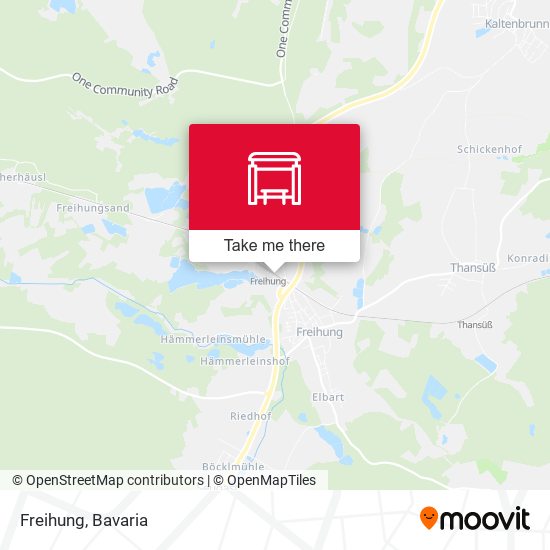Карта Freihung