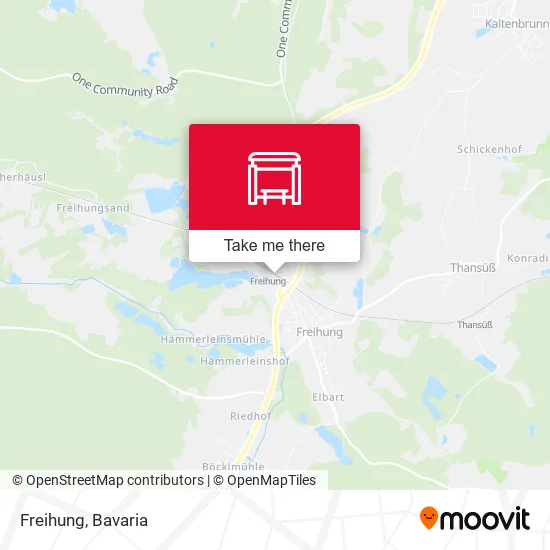 Карта Freihung