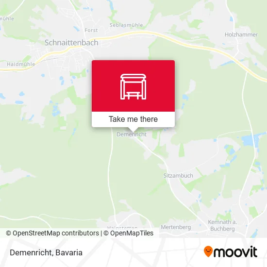 Карта Demenricht