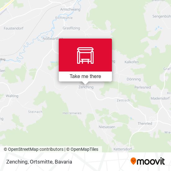 Zenching, Ortsmitte map