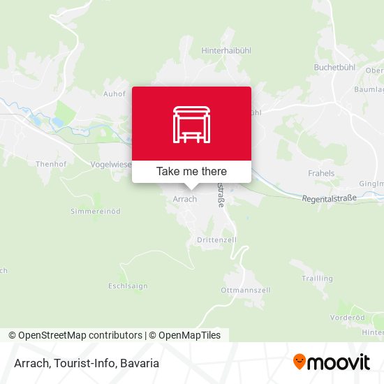 Arrach, Tourist-Info map