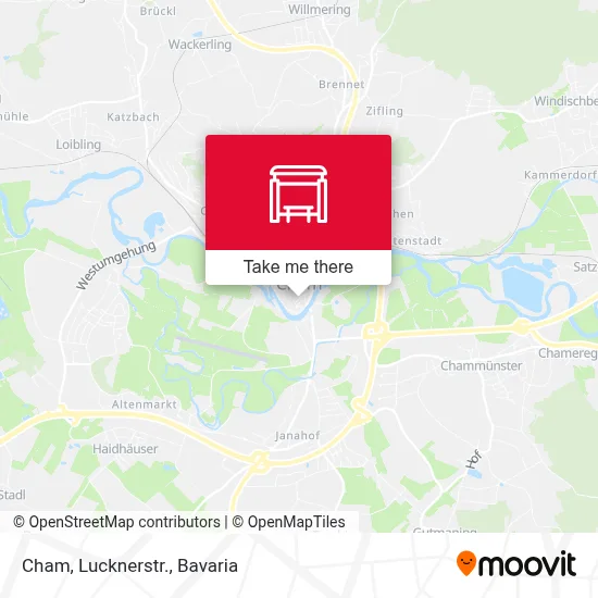 Cham, Lucknerstr. map