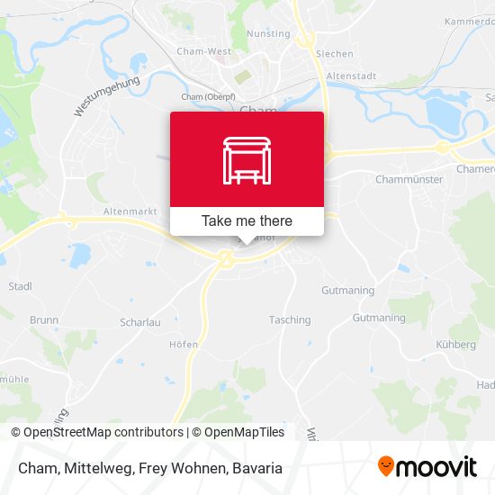 Cham, Mittelweg, Frey Wohnen map