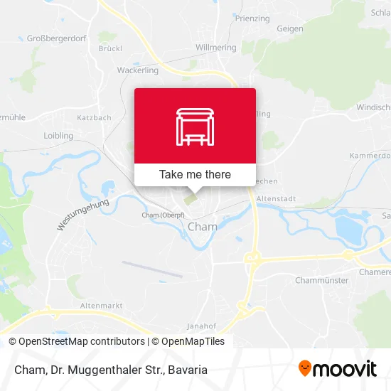 Карта Cham, Dr. Muggenthaler Str.