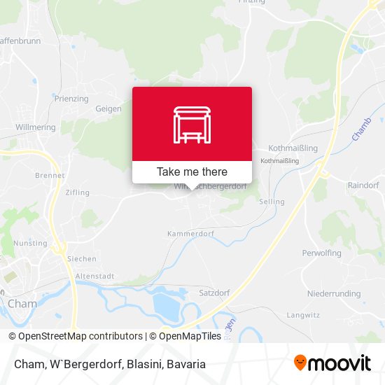 Cham, W`Bergerdorf, Blasini map