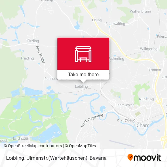 Карта Loibling, Ulmenstr.(Wartehäuschen)