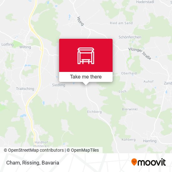 Карта Cham, Rissing