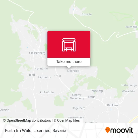 Карта Furth Im Wald, Lixenried