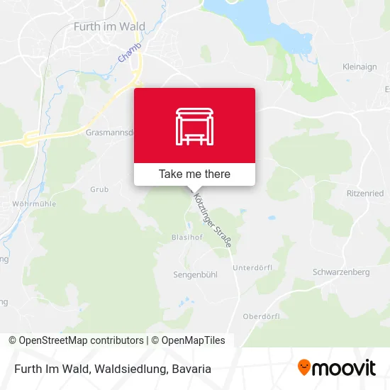 Карта Furth Im Wald, Waldsiedlung