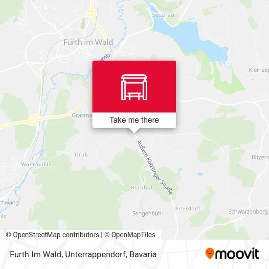 Карта Furth Im Wald, Unterrappendorf