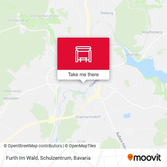 Карта Furth Im Wald, Schulzentrum