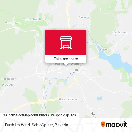 Карта Furth Im Wald, Schloßplatz