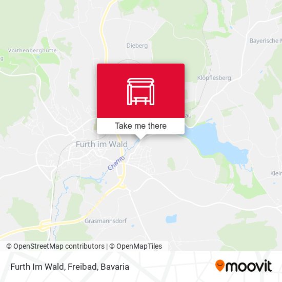 Карта Furth Im Wald, Freibad