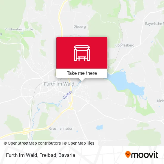 Карта Furth Im Wald, Freibad