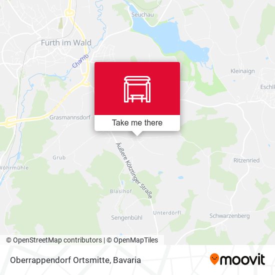 Карта Oberrappendorf Ortsmitte