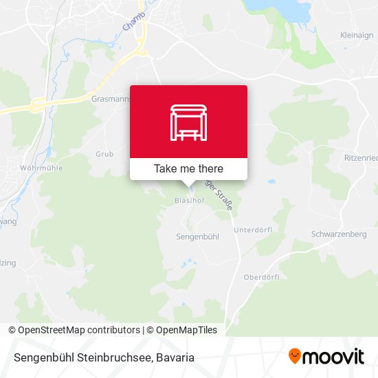 Sengenbühl Steinbruchsee map