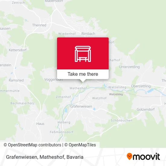 Карта Grafenwiesen, Matheshof