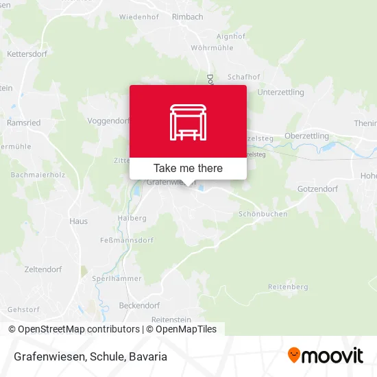 Карта Grafenwiesen, Schule