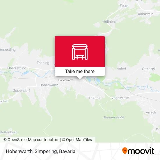 Карта Hohenwarth, Simpering