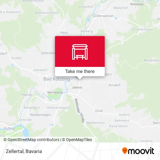 Карта Zellertal