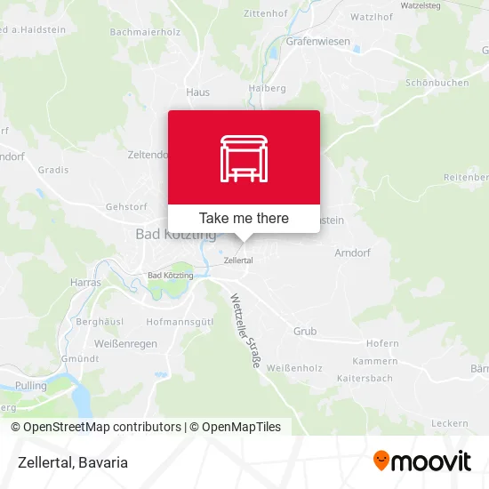 Карта Zellertal