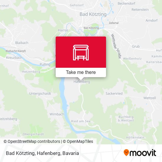 Bad Kötzting, Hafenberg map