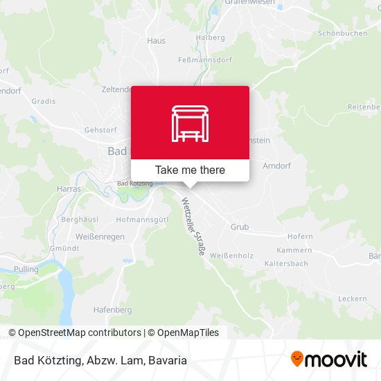 Bad Kötzting, Abzw. Lam map