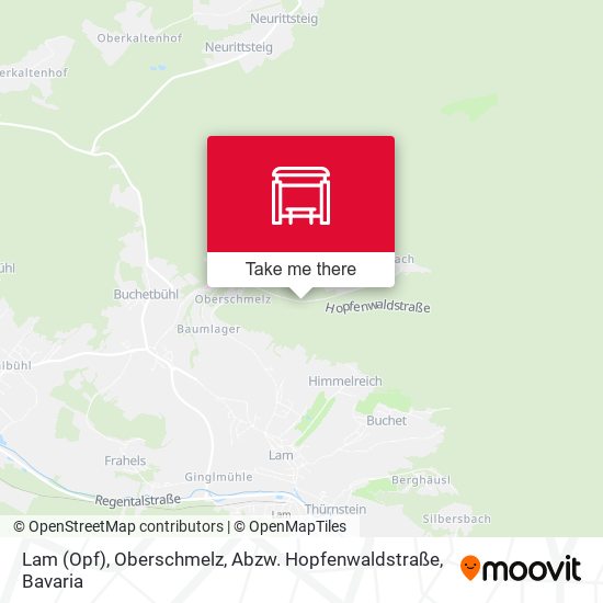 Lam (Opf), Oberschmelz, Abzw. Hopfenwaldstraße map