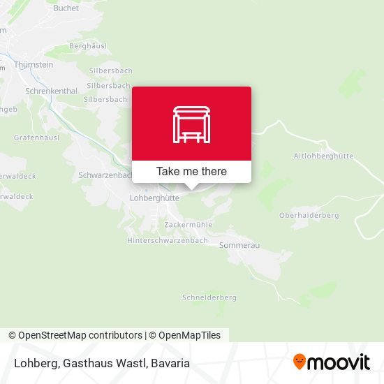 Lohberg, Gasthaus Wastl map
