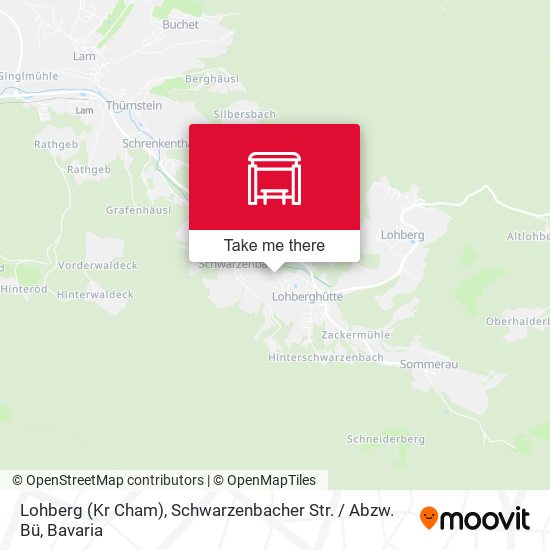 Lohberg (Kr Cham), Schwarzenbacher Str. / Abzw. Bü map