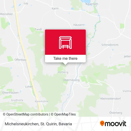 Карта Michelsneukirchen, St. Quirin