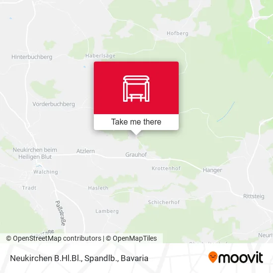 Карта Neukirchen B.Hl.Bl., Spandlb.