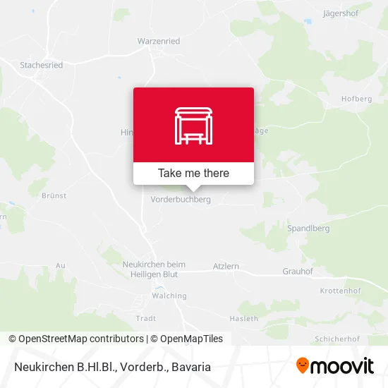 Карта Neukirchen B.Hl.Bl., Vorderb.