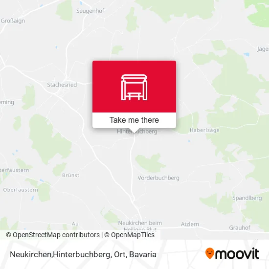 Карта Neukirchen,Hinterbuchberg, Ort