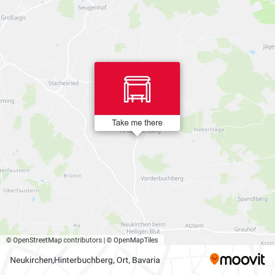 Карта Neukirchen,Hinterbuchberg, Ort