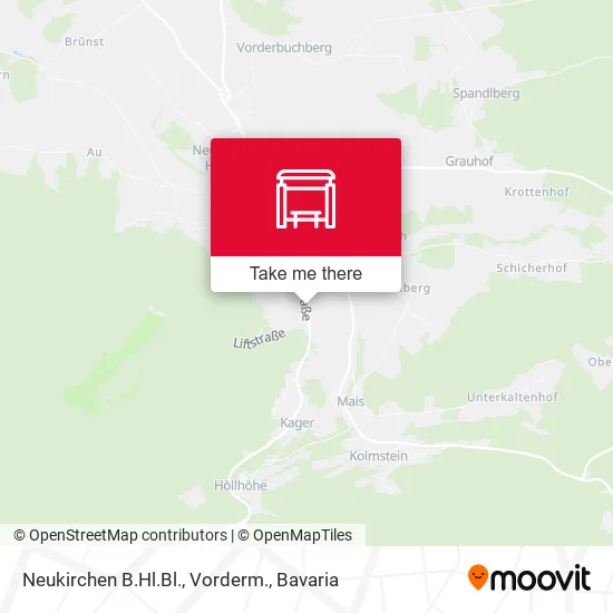 Карта Neukirchen B.Hl.Bl., Vorderm.