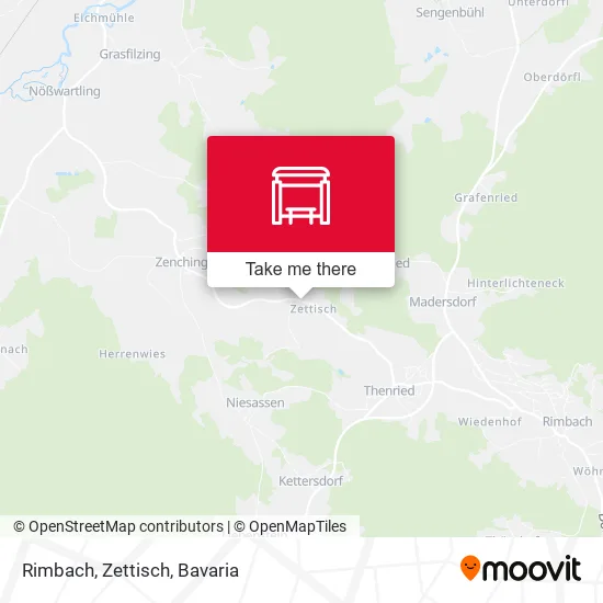 Карта Rimbach, Zettisch