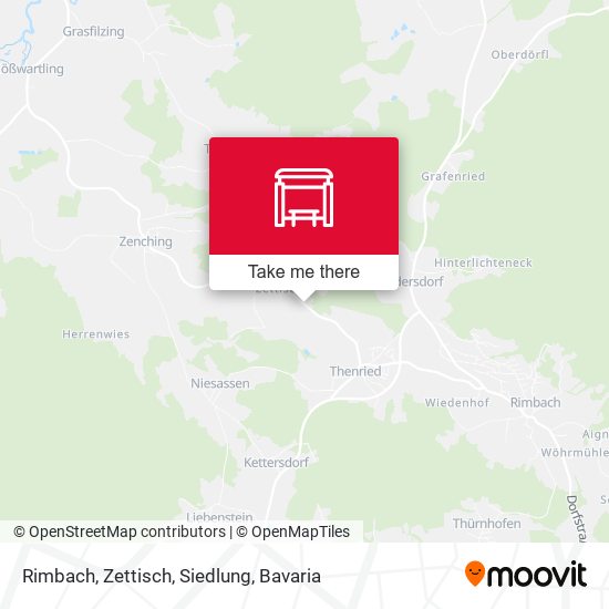 Rimbach, Zettisch, Siedlung map