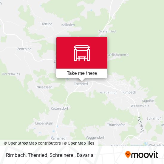 Rimbach, Thenried, Schreinerei map