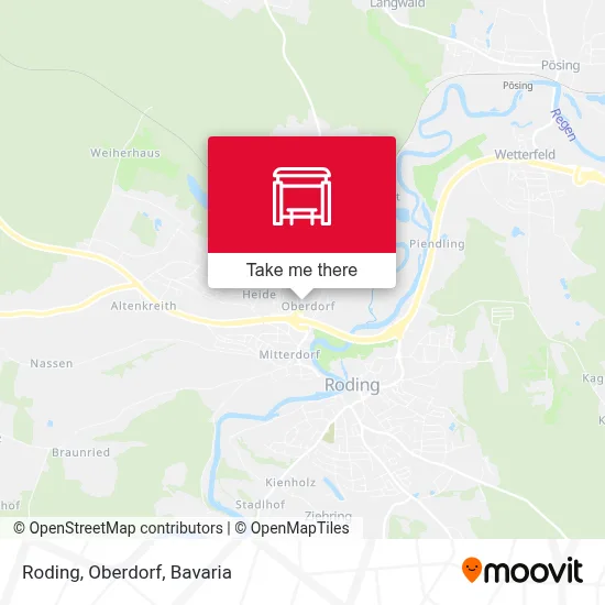 Roding, Oberdorf map