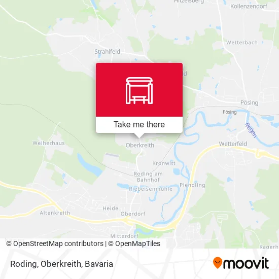Карта Roding, Oberkreith