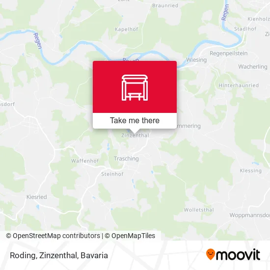 Карта Roding, Zinzenthal