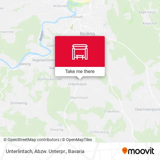 Карта Unterlintach,  Abzw. Unterpr.