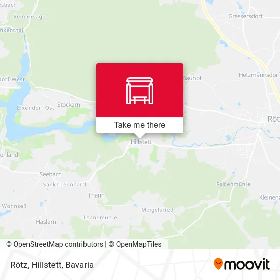 Rötz, Hillstett map