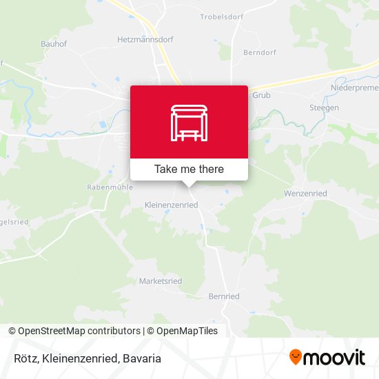 Rötz, Kleinenzenried map