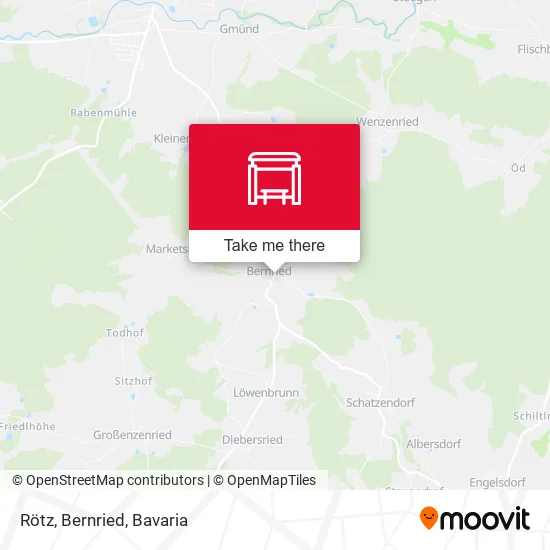 Карта Rötz, Bernried
