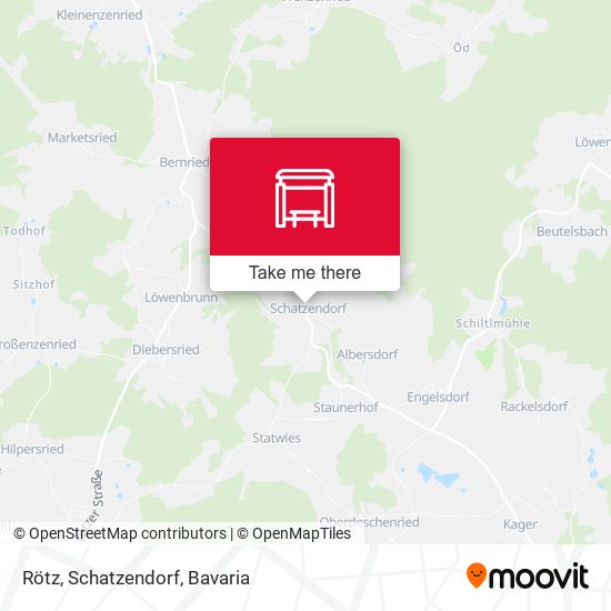 Rötz, Schatzendorf map
