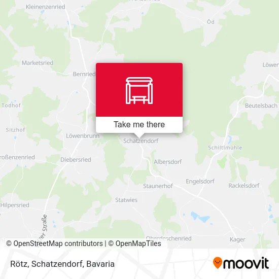 Rötz, Schatzendorf map